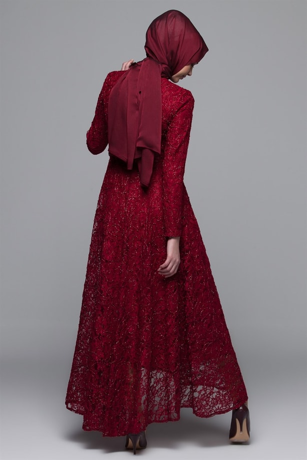 Armine Abiye Elbise 18Ya1625 Gül