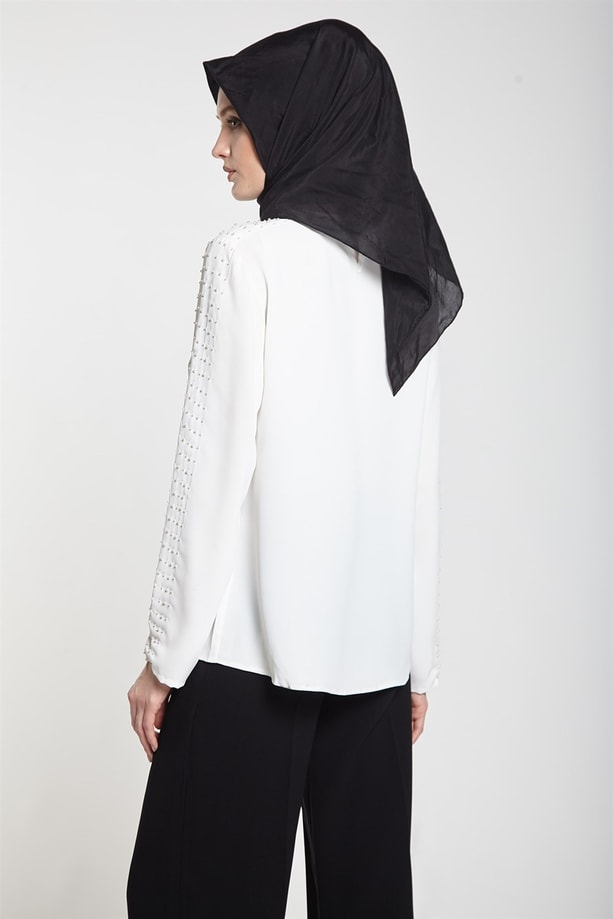Armine Gömlek 18Ya3317 Krem