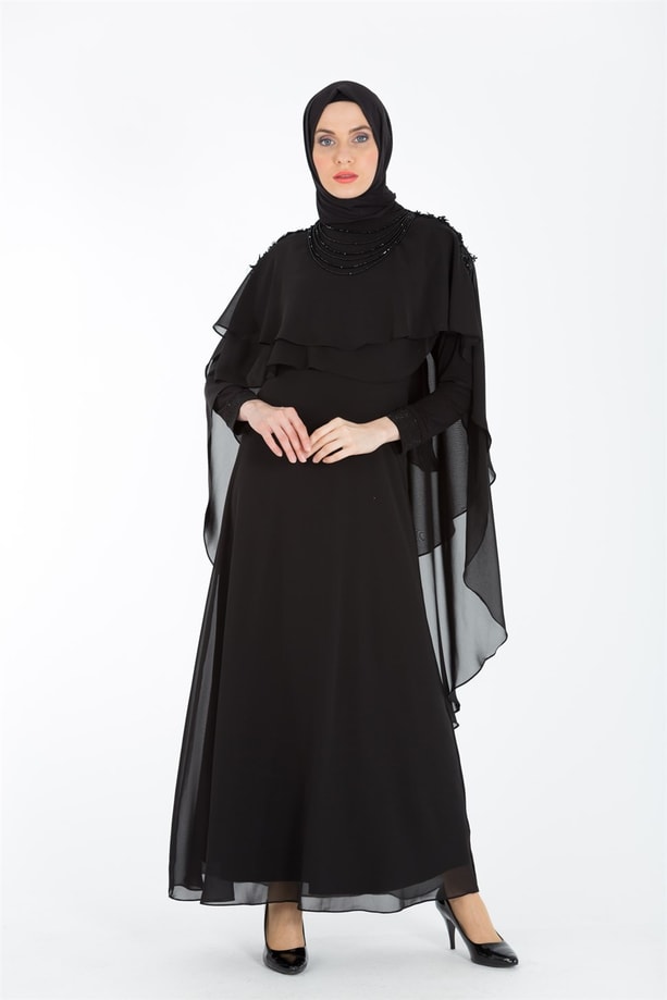 Armine Abiye Elbise 18Ya3337 Siyah