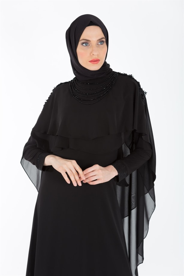 Armine Abiye Elbise 18Ya3337 Siyah