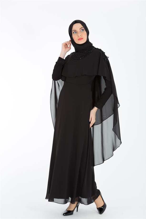Armine Abiye Elbise 18Ya3337 Siyah