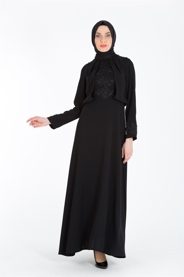 Armine Abiye Elbise 18Ya3339 Siyah