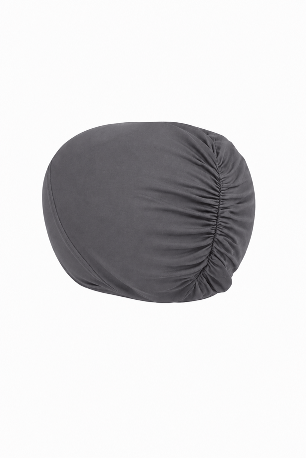 Düz Geçme Bone Koyu Gri