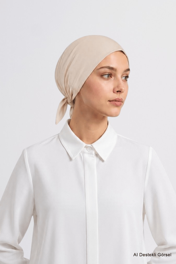 Armine Dikişsiz Bağlı Bone BEJ