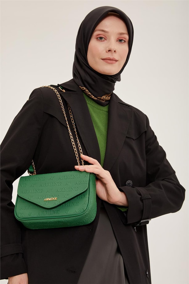 Armine Çanta 22KD7327-1 Koyu Yeşil