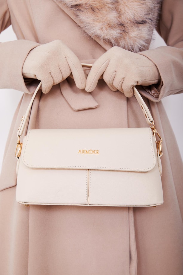 Armine Çanta 23KD7347 Krem