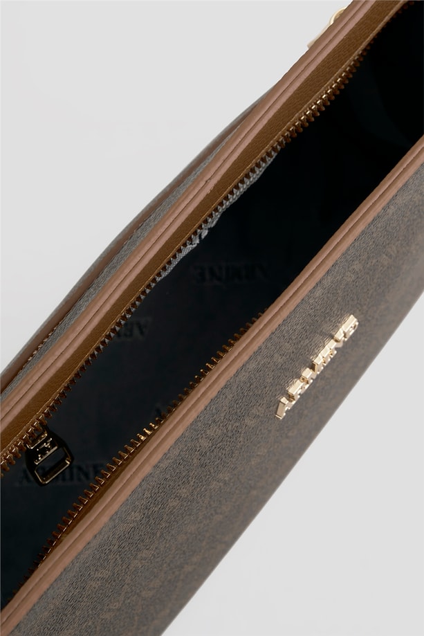 Armine Çanta Noktalı 25YD7418 Kahverengi