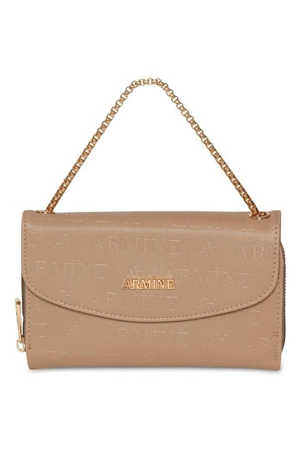 Armine El Çantası Lazer 25YD7014 Vizon