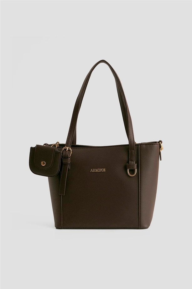 Armine Pia Deri El Çantası 25YD7266 Krem