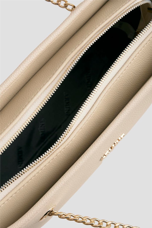 Armine Pia Deri Çanta 25YD7271 Krem