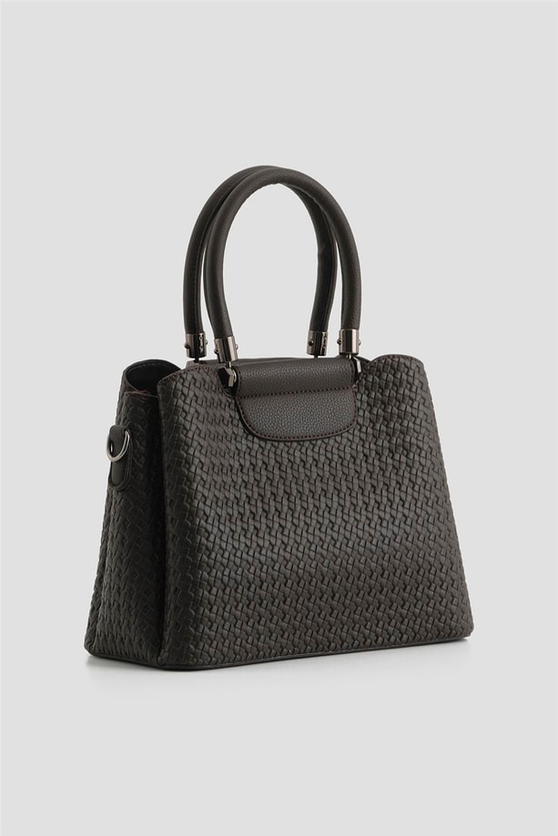 Armine Çanta Örgü 25YD7342 Kahverengi