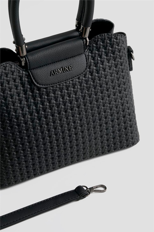 Armine Çanta Örgü 25YD7342 Siyah