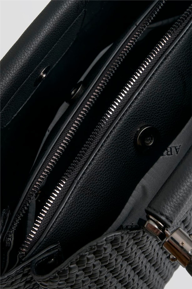 Armine Çanta Örgü 25YD7342 Siyah