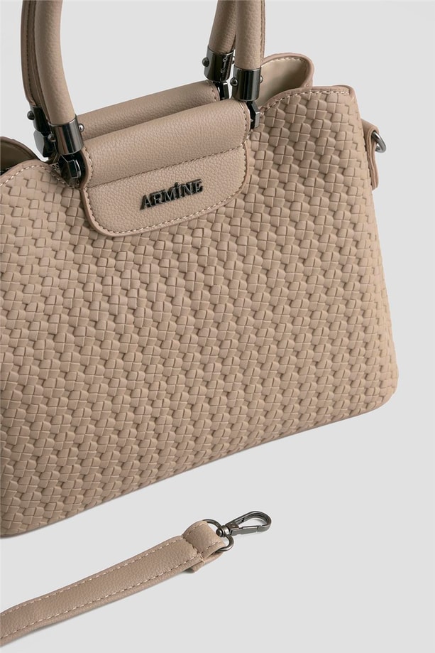 Armine Çanta Örgü 25YD7342 Vizon