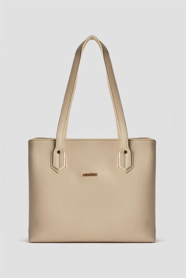 Armine Pia Deri Çanta 25YD7343 Krem