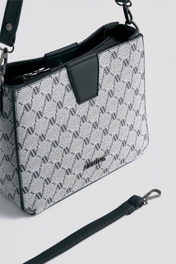 Armine Çanta Noktalı 25YD7348 Gri