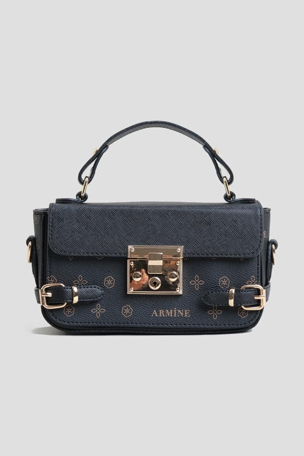 Armine Çanta Baskılı 25YD7359 Siyah