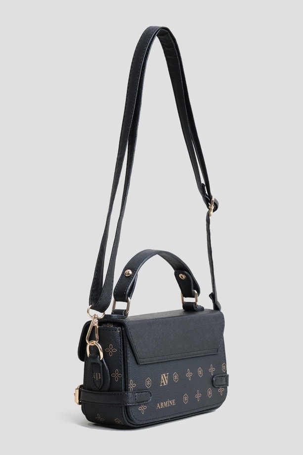 Armine Çanta Baskılı 25YD7359 Siyah