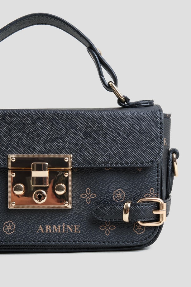 Armine Çanta Baskılı 25YD7359 Siyah