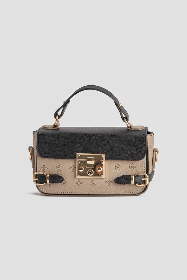 Armine Çanta Baskılı 25YD7359 Vizon