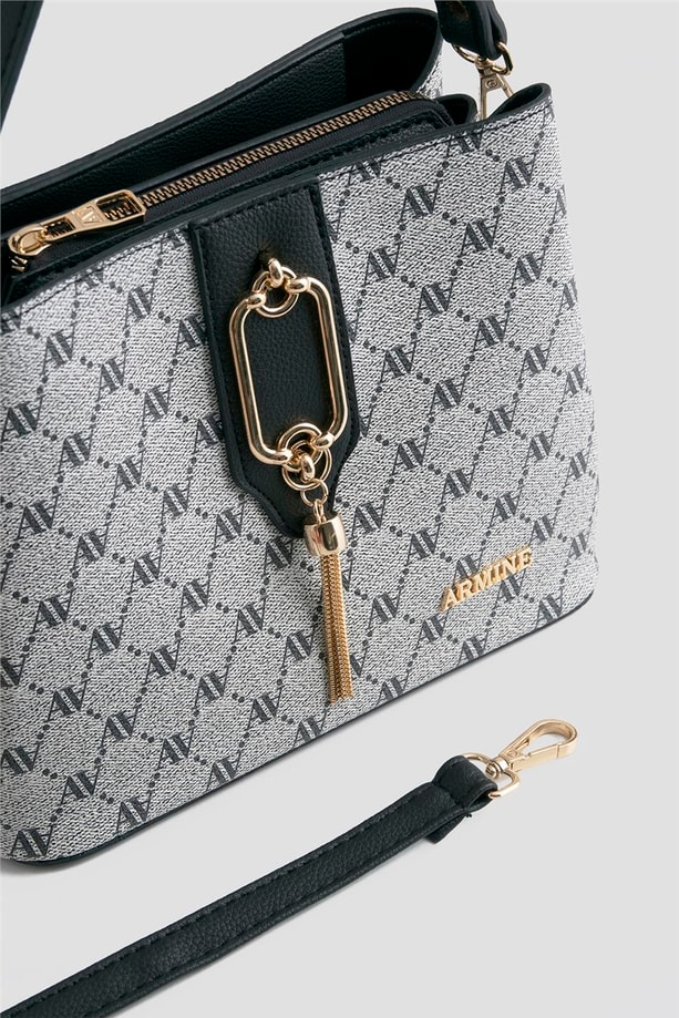 Armine Çanta Noktalı 25YD7361 Gri