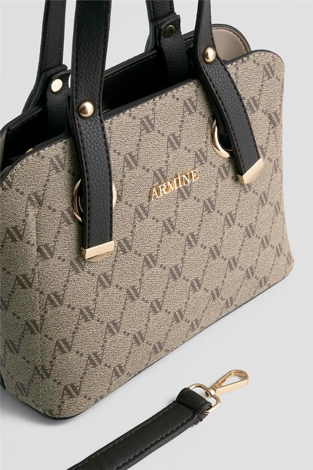 Armine Çanta Noktalı 25YD7364 Vizon