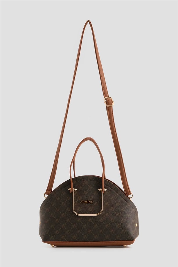 Armine Çanta Noktalı 25YD7365 Kahverengi