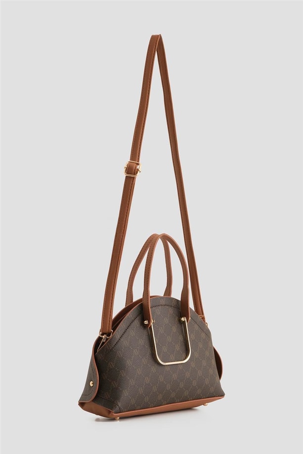 Armine Çanta Noktalı 25YD7365 Kahverengi