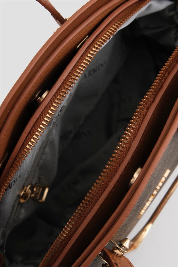 Armine Çanta Noktalı 25YD7365 Kahverengi