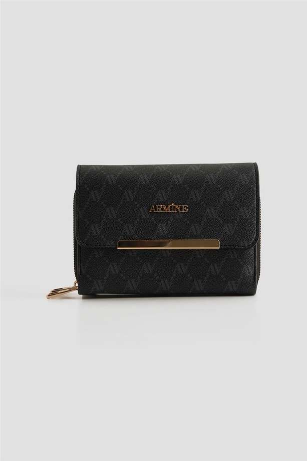 Armine El Çantası Noktalı 25YD7381 Siyah