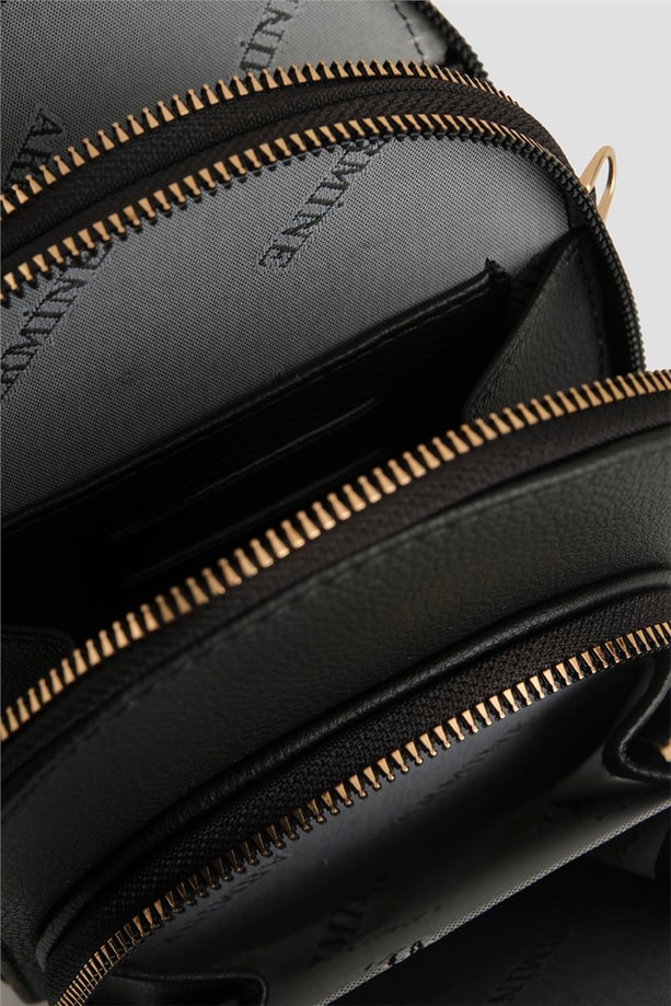 Armine Pia Deri El Çantası 25YD7384 Siyah