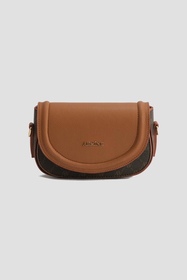 Armine Çanta Noktalı 25YD7385 Kahverengi