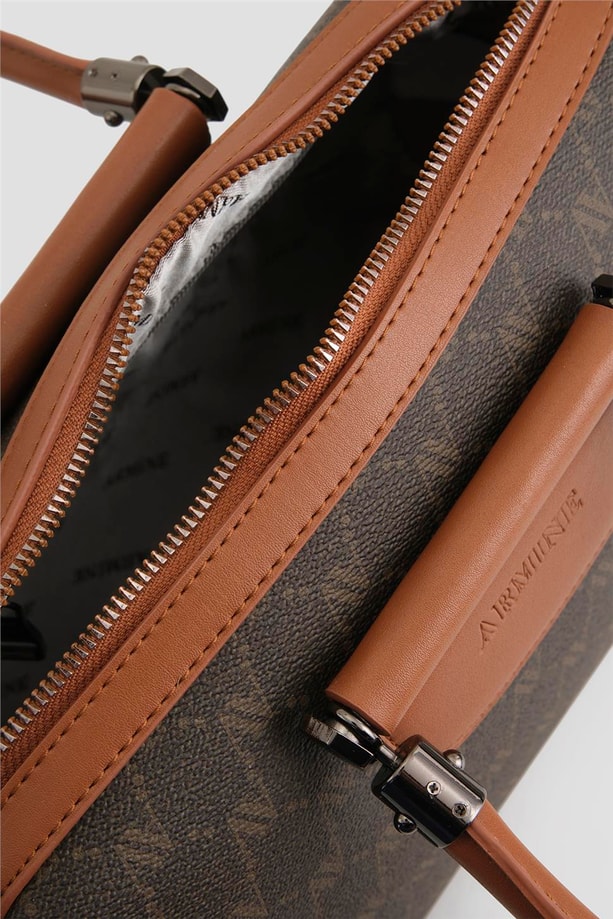 Armine Çanta Noktalı 25YD7396 Kahverengi