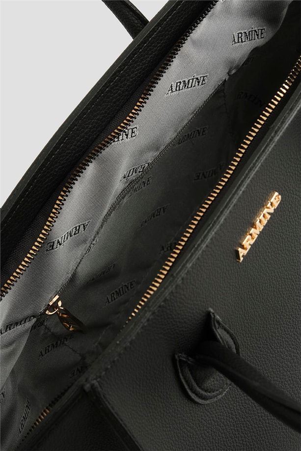 Armine Pia Deri Çanta 25YD7399 Siyah