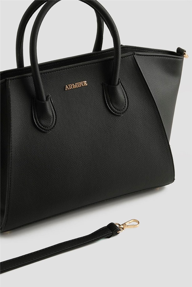 Armine Pia Deri Çanta 25YD7399 Siyah