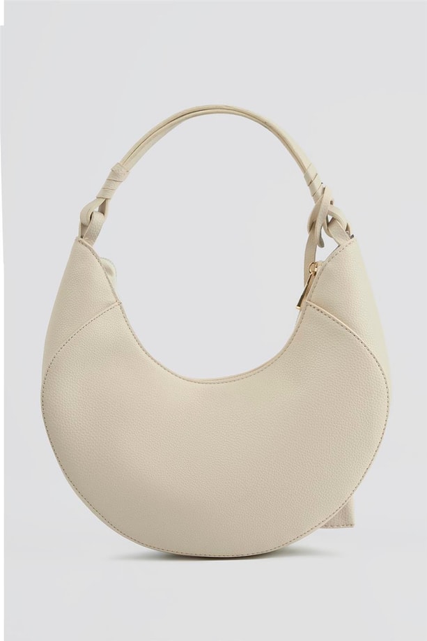 Armine Pia Deri Çanta 25YD7402 Krem