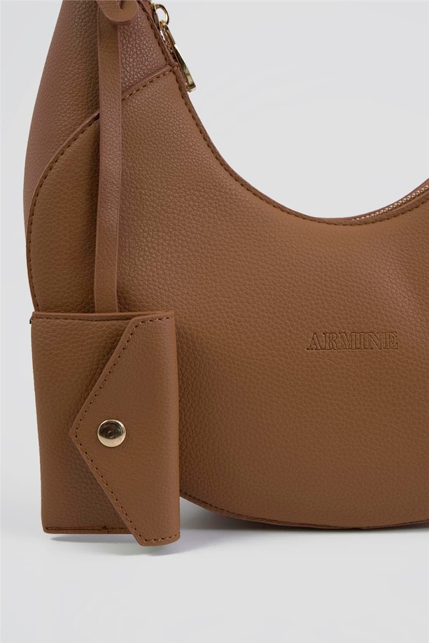 Armine Pia Deri Çanta 25YD7402 Taba