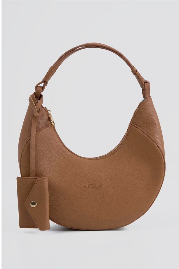 Armine Pia Deri Çanta 25YD7402 Taba