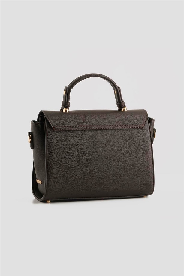 Armine Pia Deri Çanta 25YD7405 Kahverengi