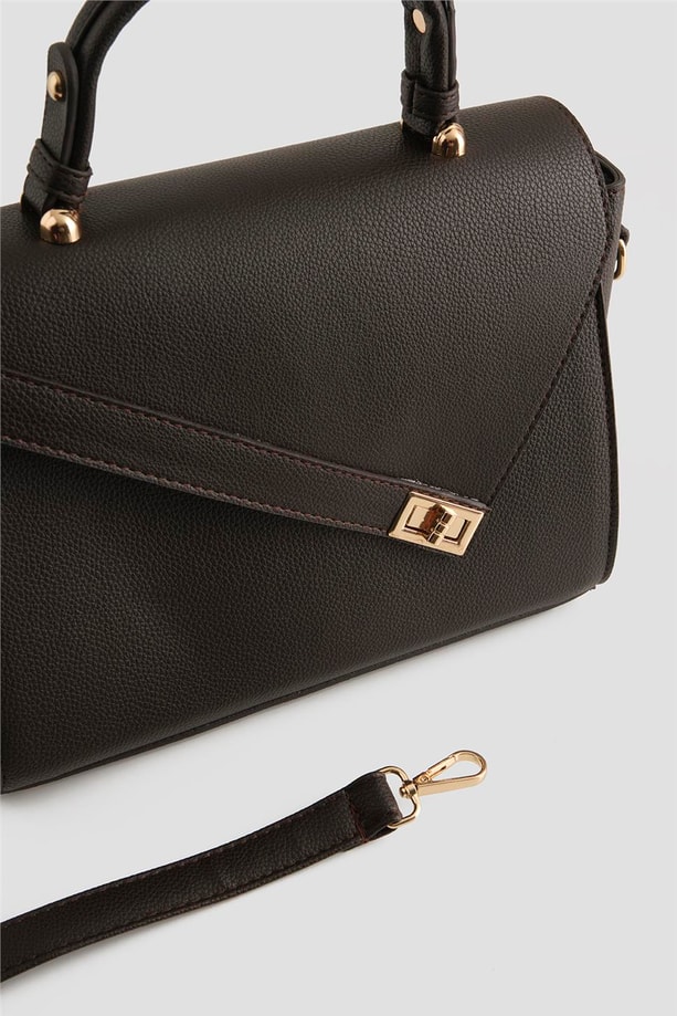 Armine Pia Deri Çanta 25YD7405 Kahverengi