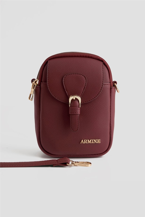 Armine El Çantası Pia Deri 25YD7406 Bordo