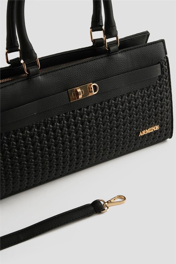 Armine Çanta Örgü 25YD7407 Siyah