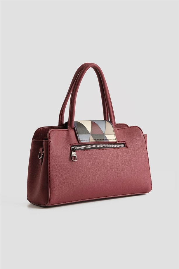 Armine Çanta Ekose 25YD7411 Bordo