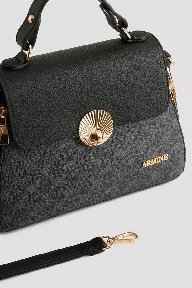 Armine Çanta Noktalı 25YD7415 Siyah