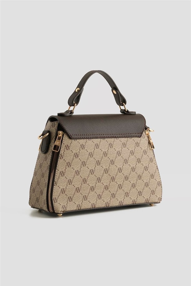 Armine Çanta Noktalı 25YD7415 Vizon