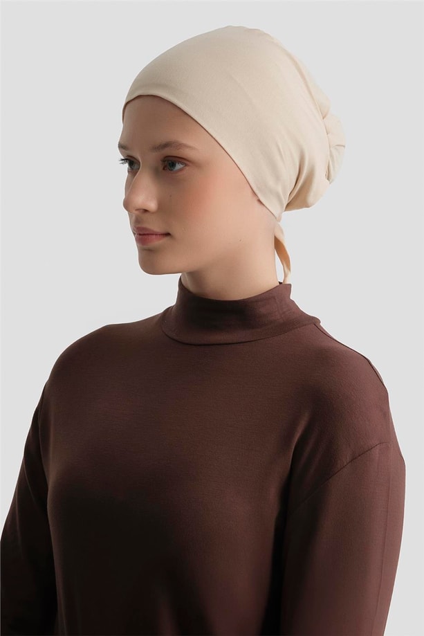 Dikişsiz XL Bone Krem