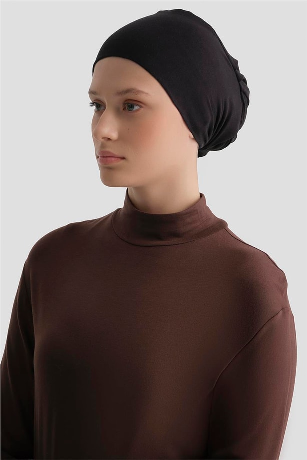 Dikişsiz XL Bone Siyah