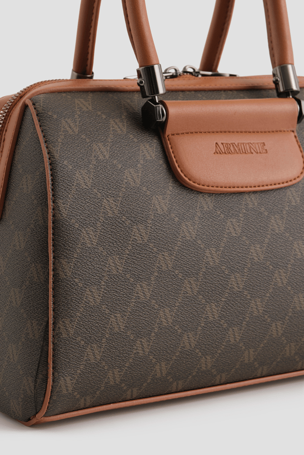 Noktalı Çanta Kahverengi
