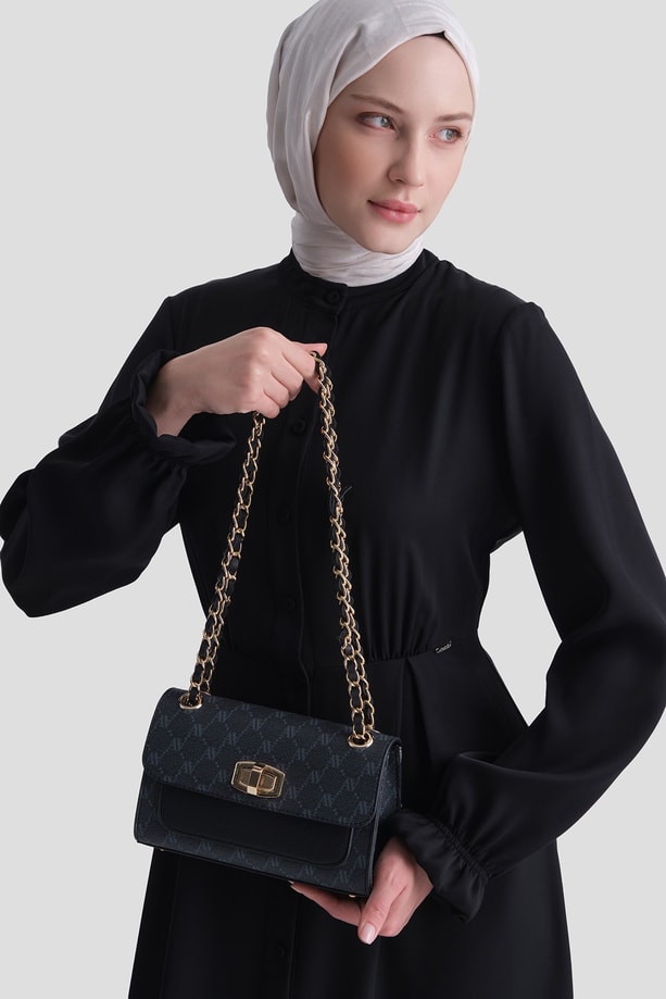 Noktalı Çanta Siyah