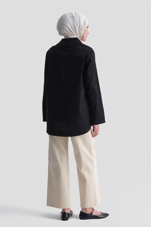 Poplin Tunik Siyah